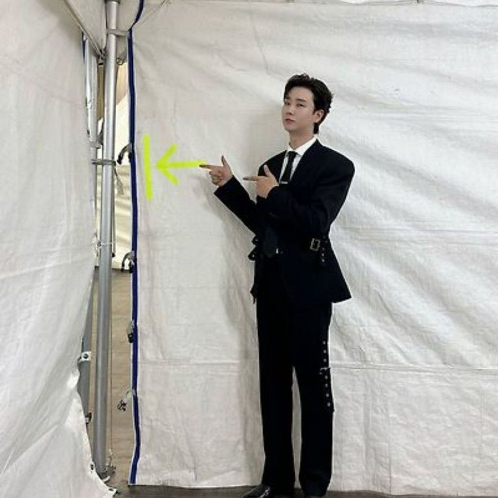 Behind-the-scenes cut of Song Minjun