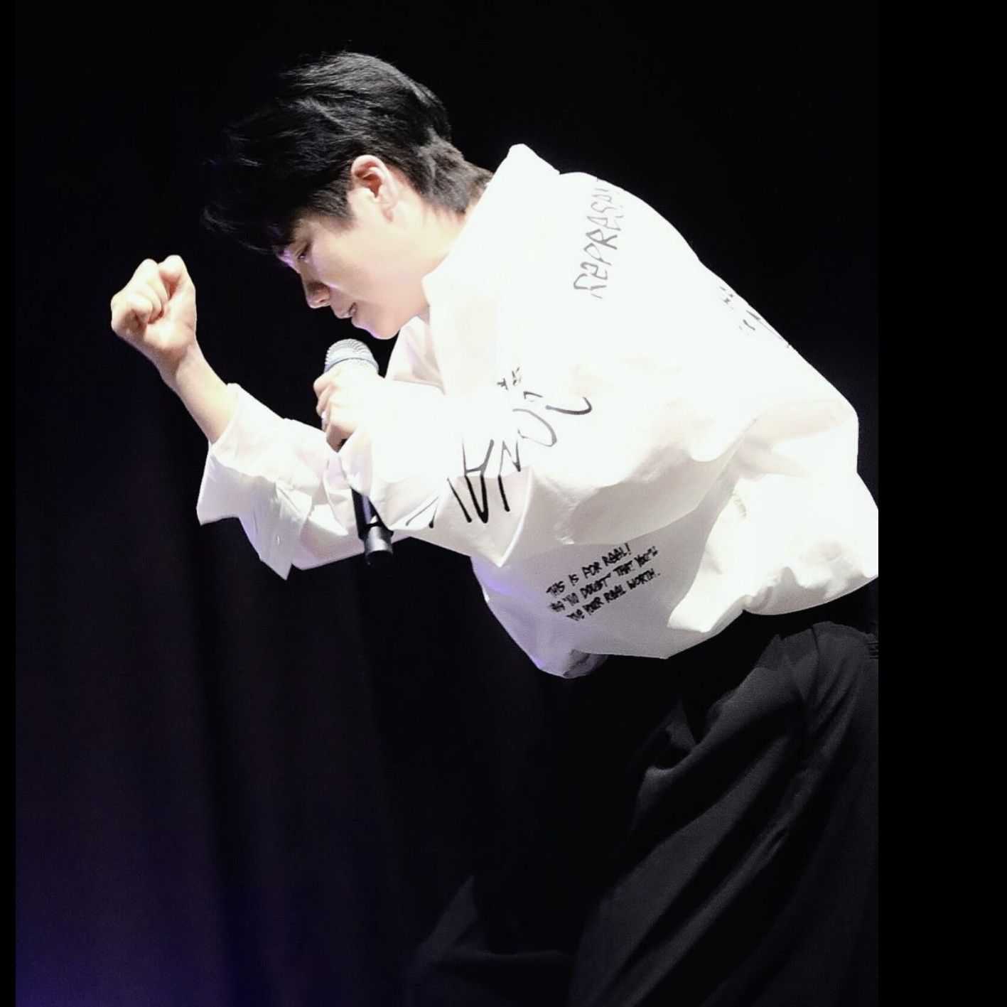 A moment captured by a fan of Ma Ijin