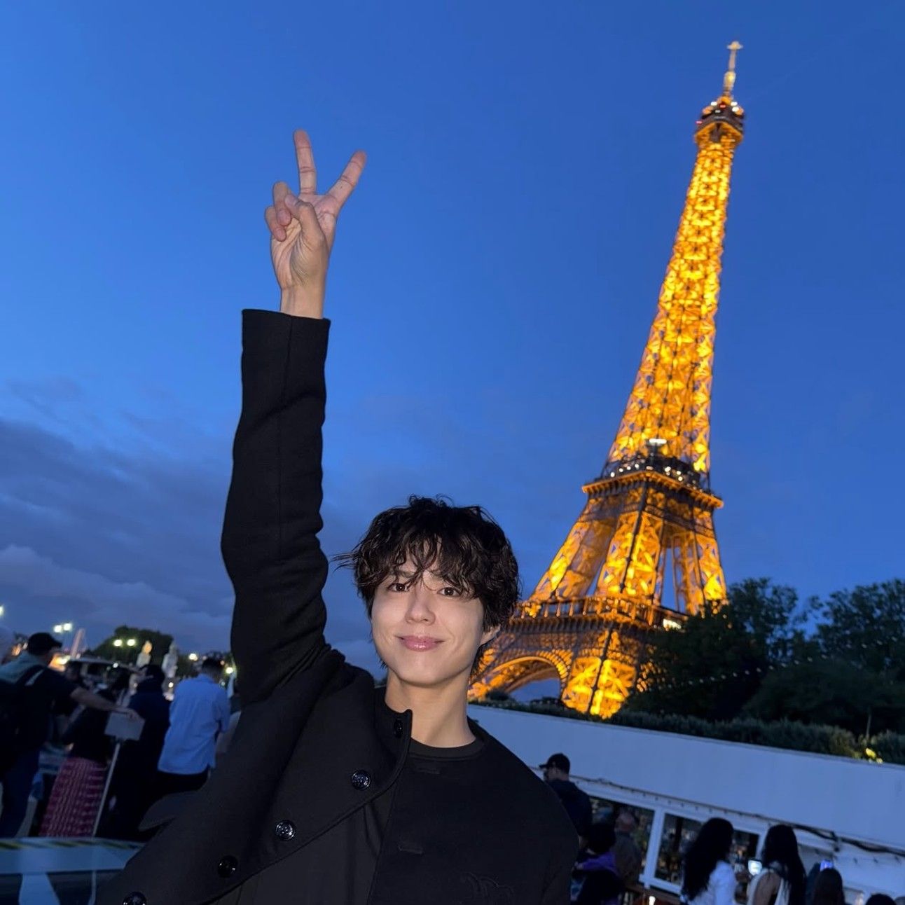 Recent activity shot of Park Bogum