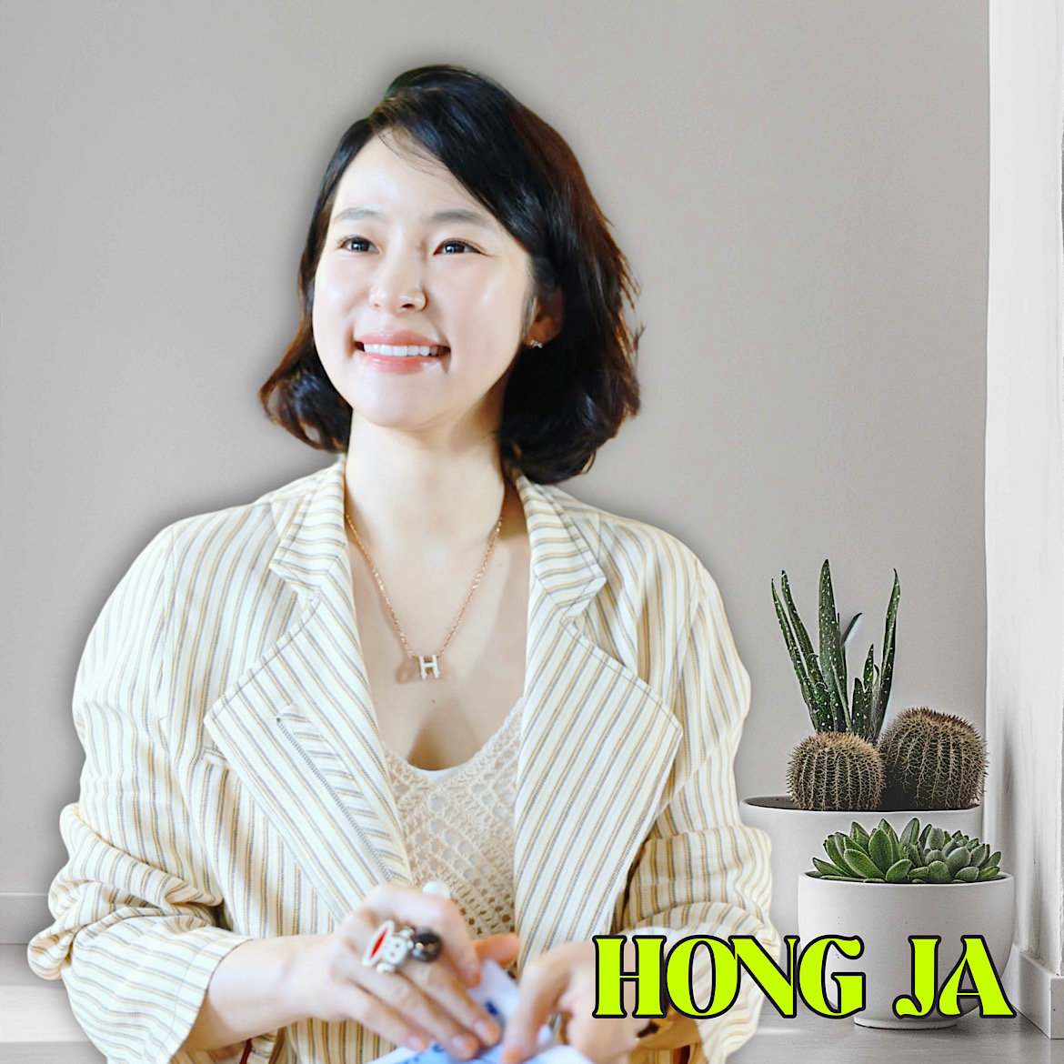A moment captured by a fan of Hong Ja