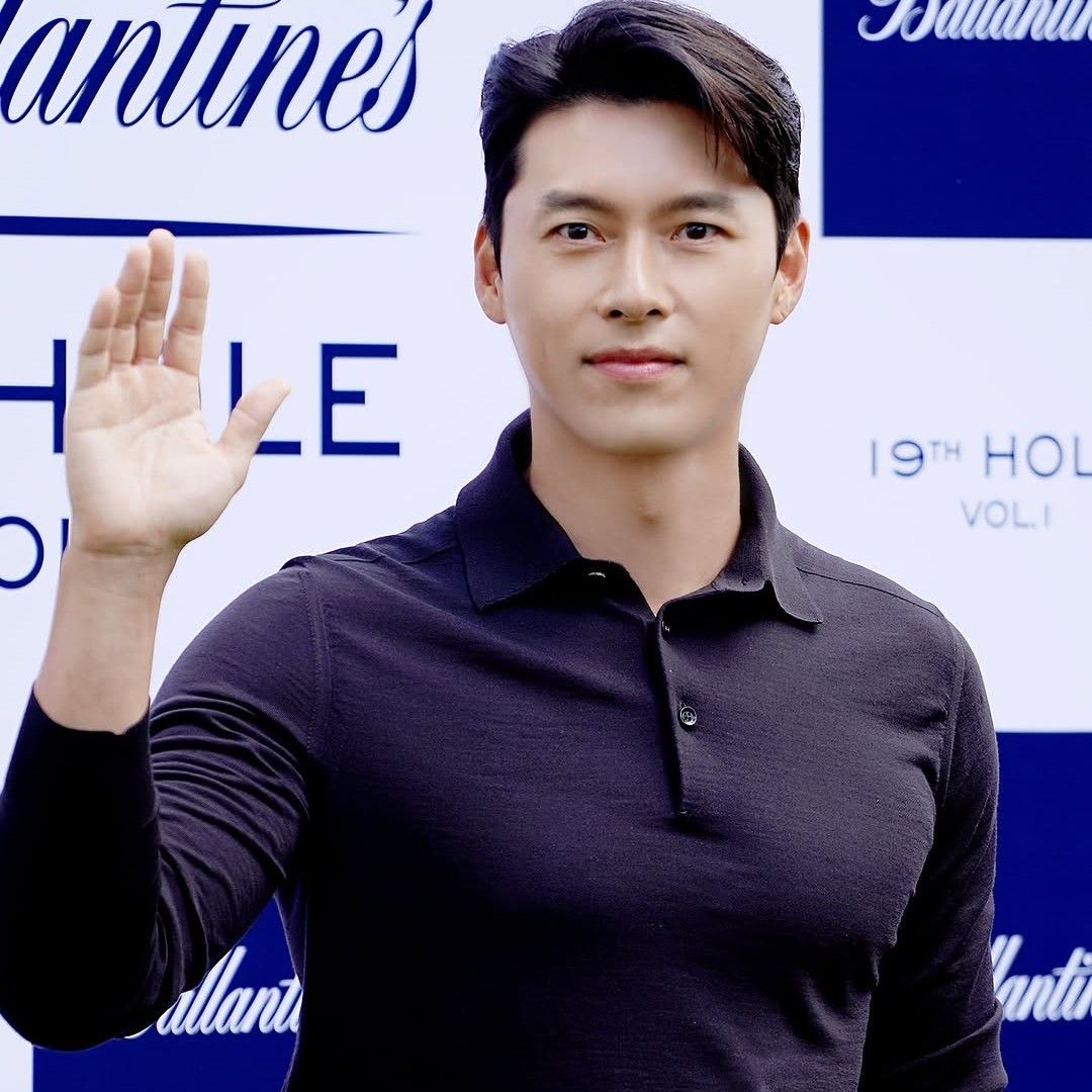Recent activity shot of Hyun Bin