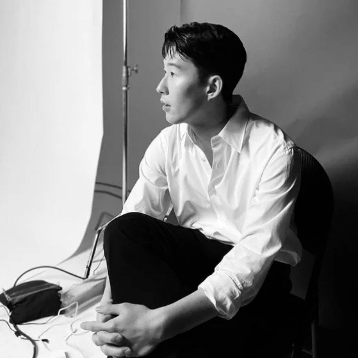 Behind-the-scenes cut of Son Heungmin