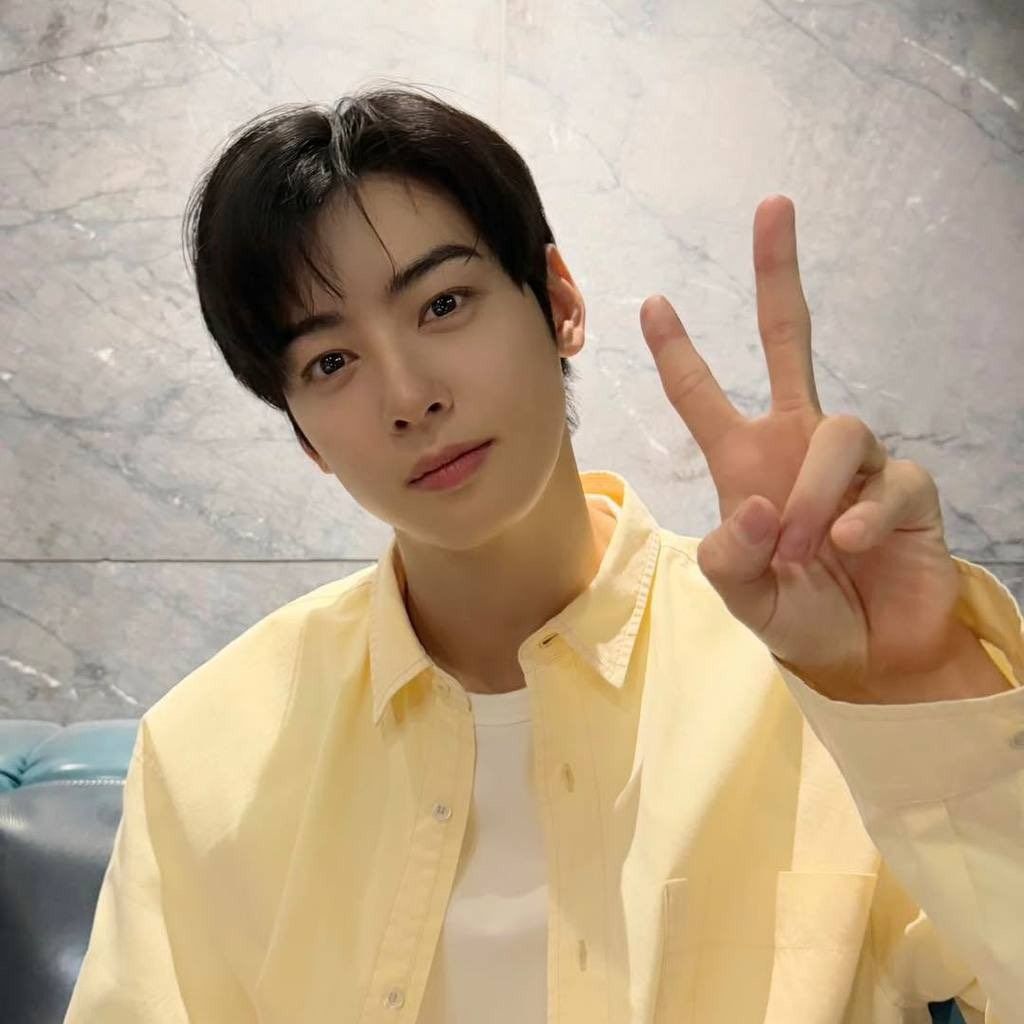 A moment captured by a fan of Cha Eunwoo