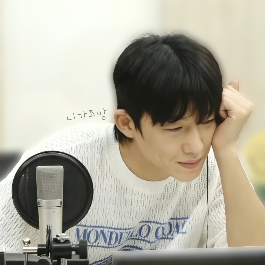 Behind-the-scenes cut of Shin Seungtae