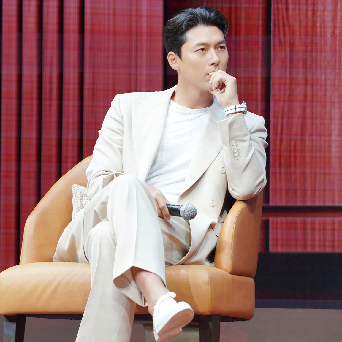 Recent activity shot of Hyun Bin
