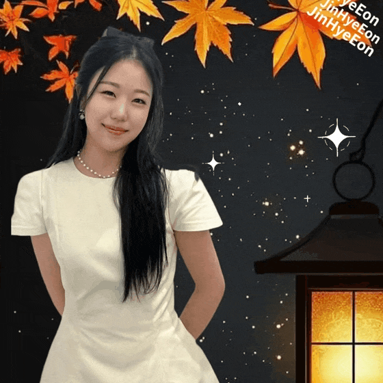 Behind-the-scenes cut of Jin Hyeoen