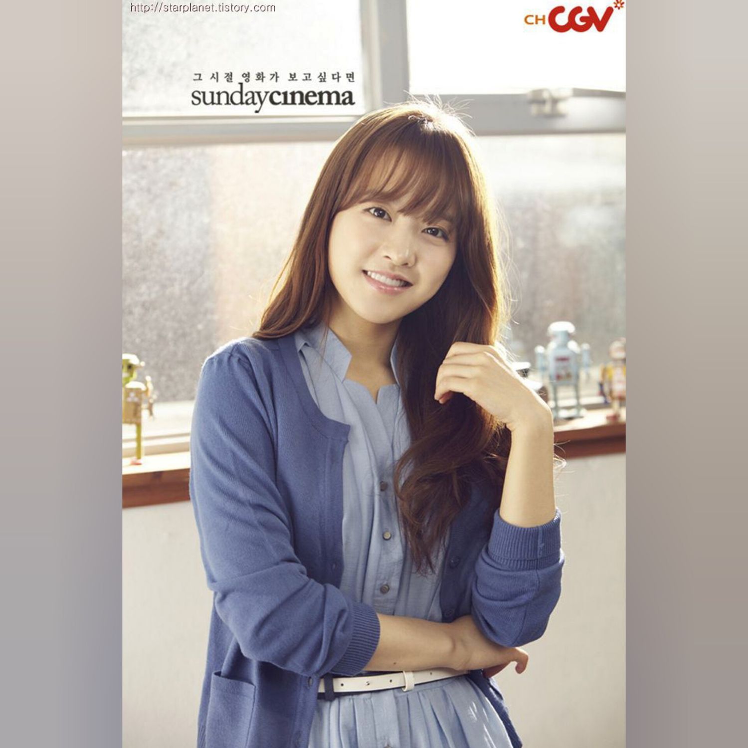 Behind-the-scenes cut of Park Boyoung