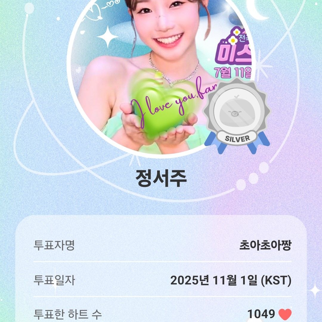 Recent activity shot of Jung Seojoo