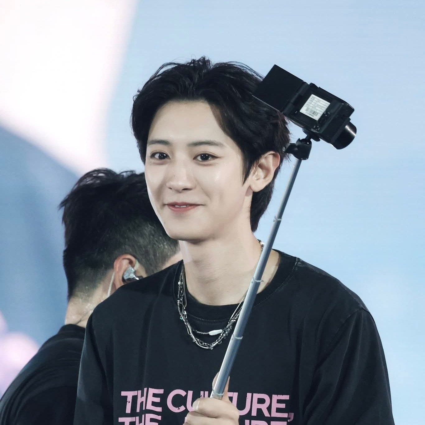A moment captured by a fan of Chanyeol