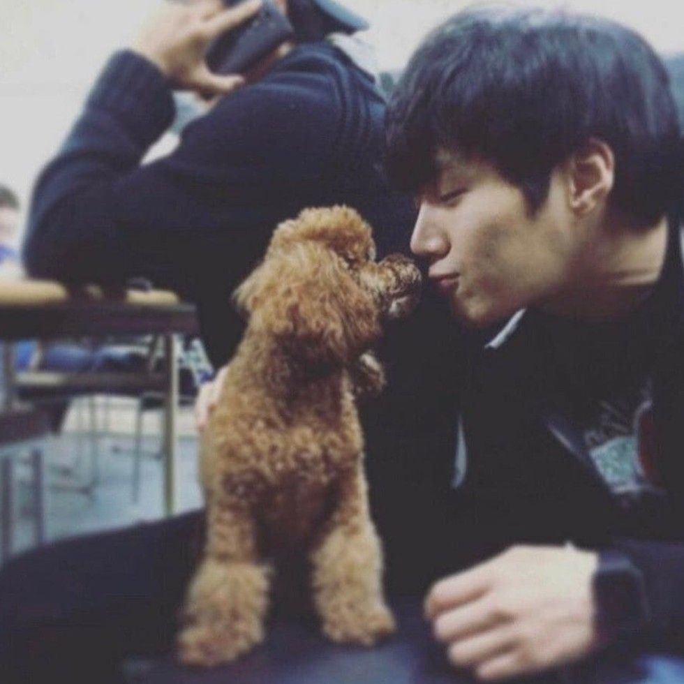 A moment captured by a fan of Kim Seonho