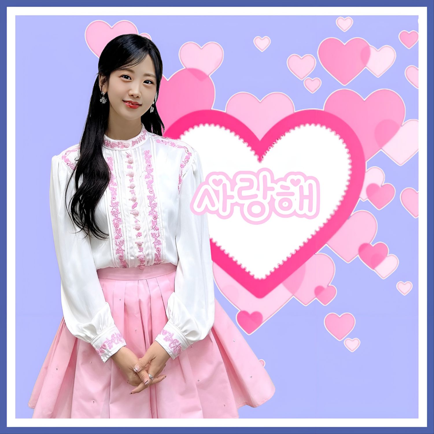 Behind-the-scenes cut of Kang Hyeyeon