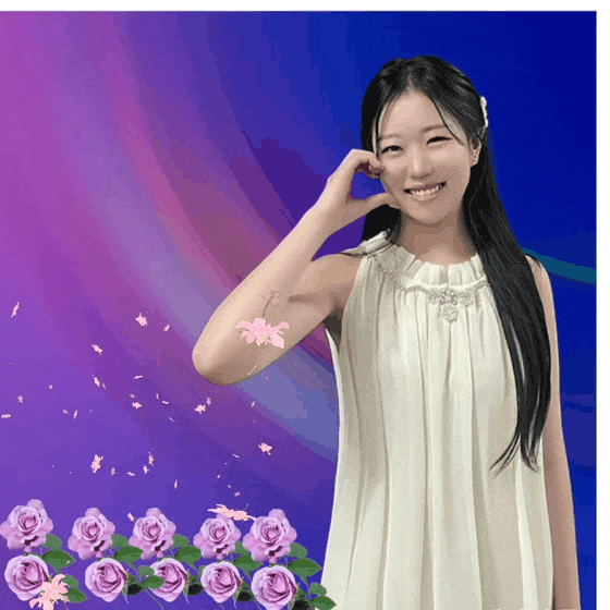 A moment captured by a fan of Jin Hyeoen