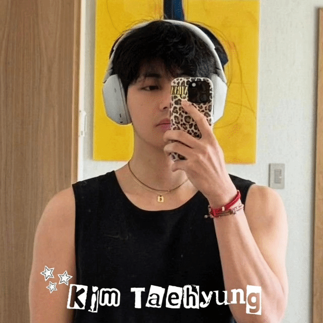 A moment captured by a fan of Kim Taehyung (V)