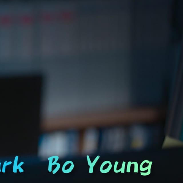 Behind-the-scenes cut of Park Boyoung