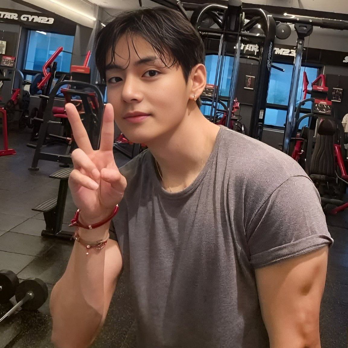 A moment captured by a fan of Kim Taehyung (V)