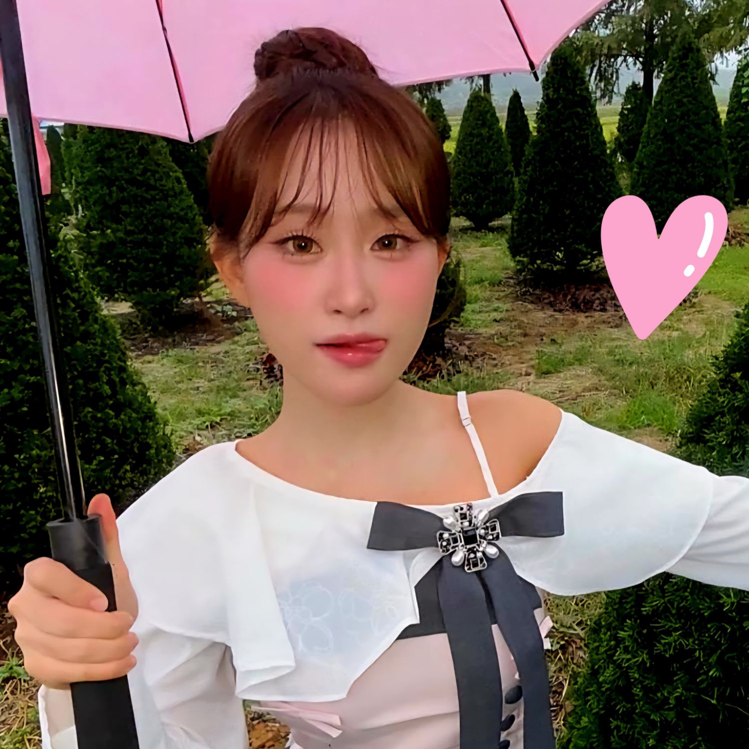 Momen yang diabadikan oleh penggemar Kim Dahyun