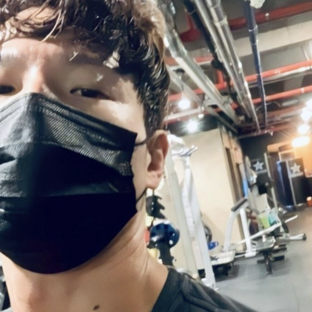 Recent activity shot of Kim Jongkook