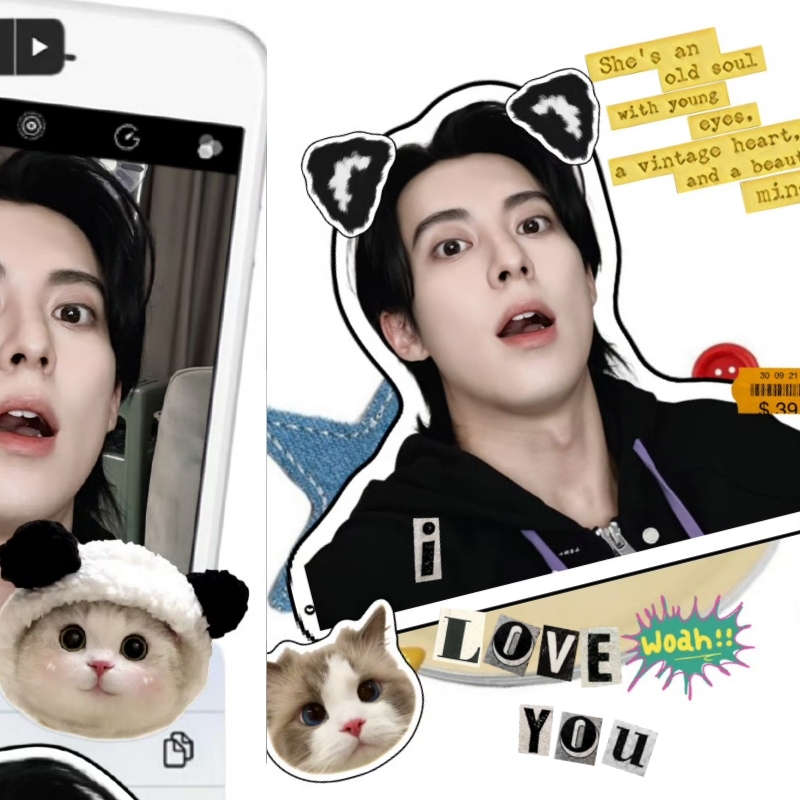 A moment captured by a fan of Dylan Wang