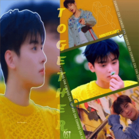 A moment captured by a fan of Cha Eunwoo