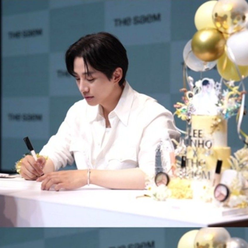 Behind-the-scenes cut of Lee Junho