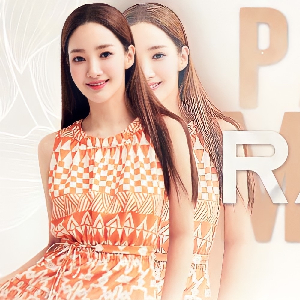 Behind-the-scenes cut of Park Minyoung