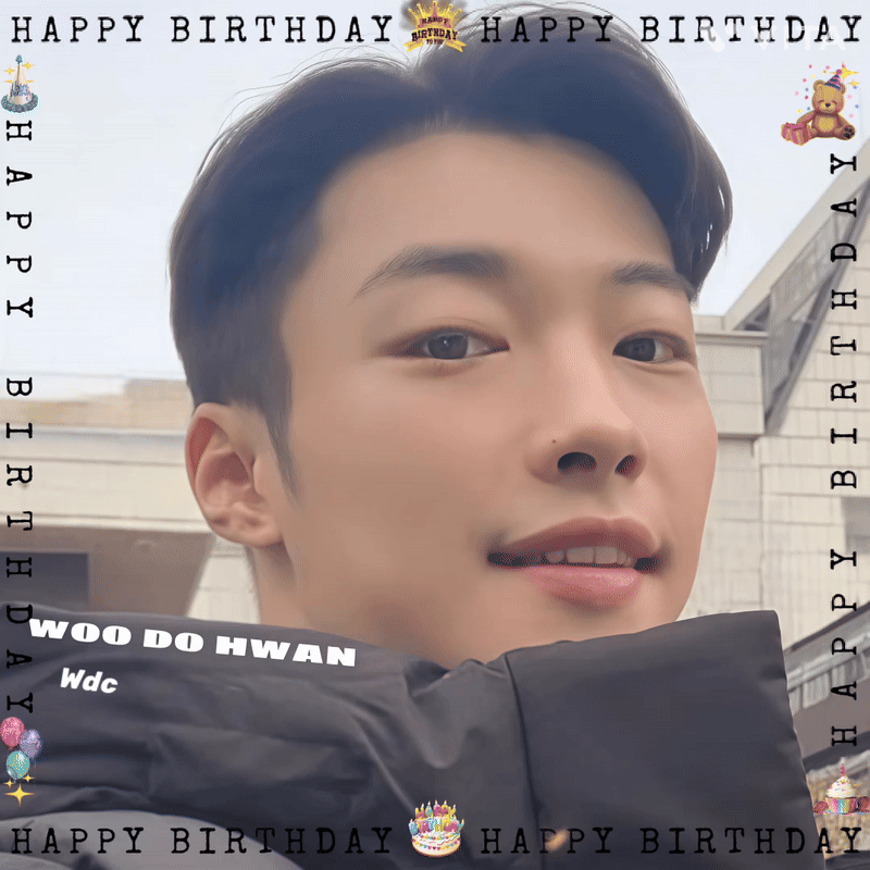 Recent activity shot of Woo Dohwan
