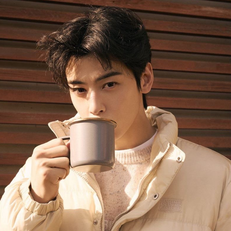 Behind-the-scenes cut of Cha Eunwoo