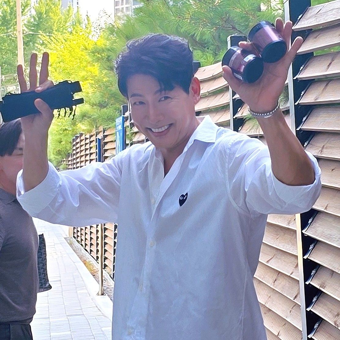 Recent activity shot of Kim Yongpil