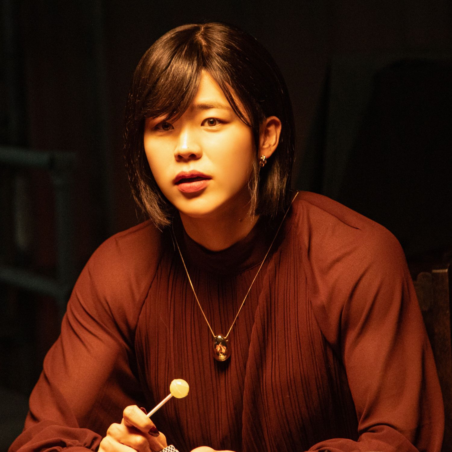 A moment captured by a fan of Park Jihyeon