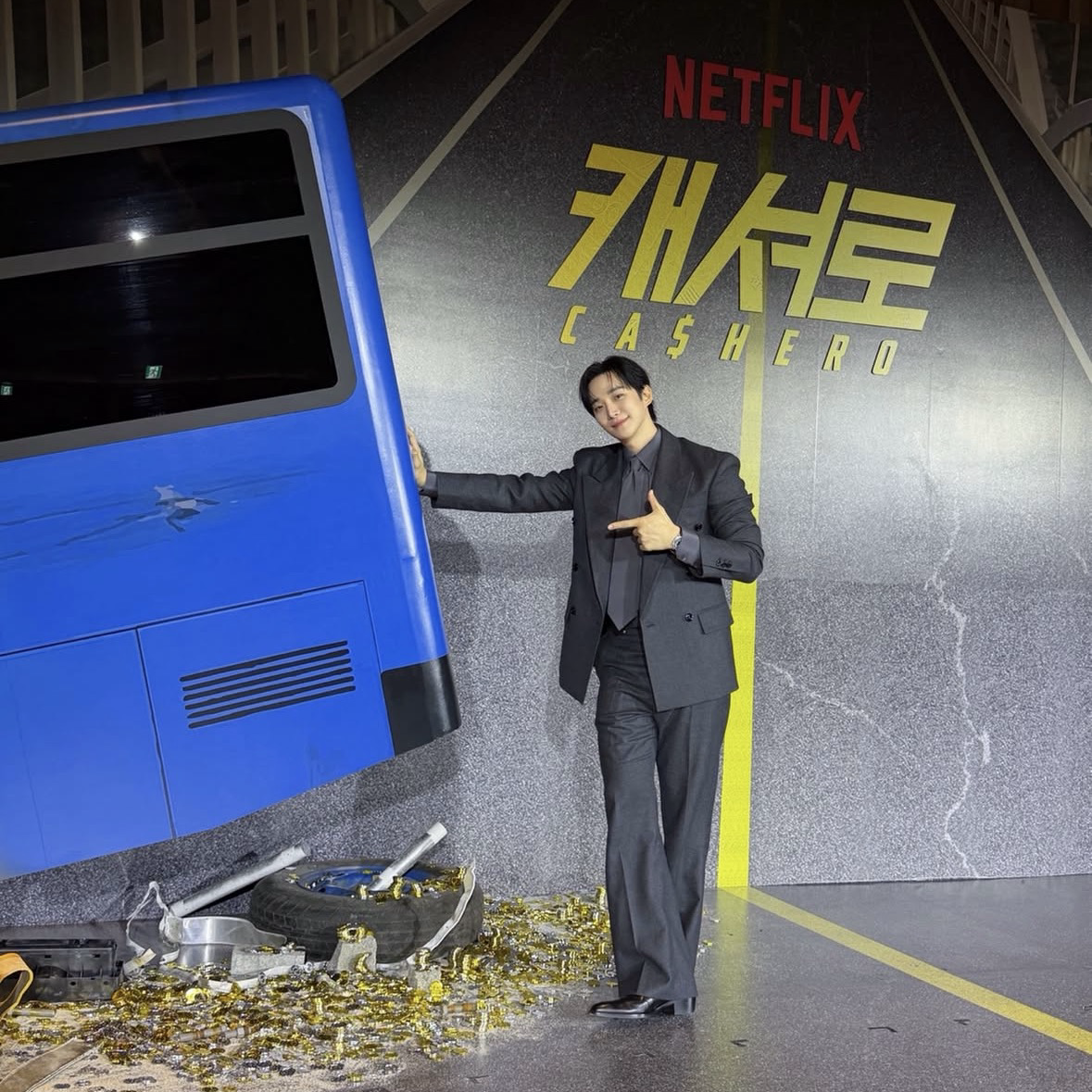 粉丝拍下的李俊昊瞬间