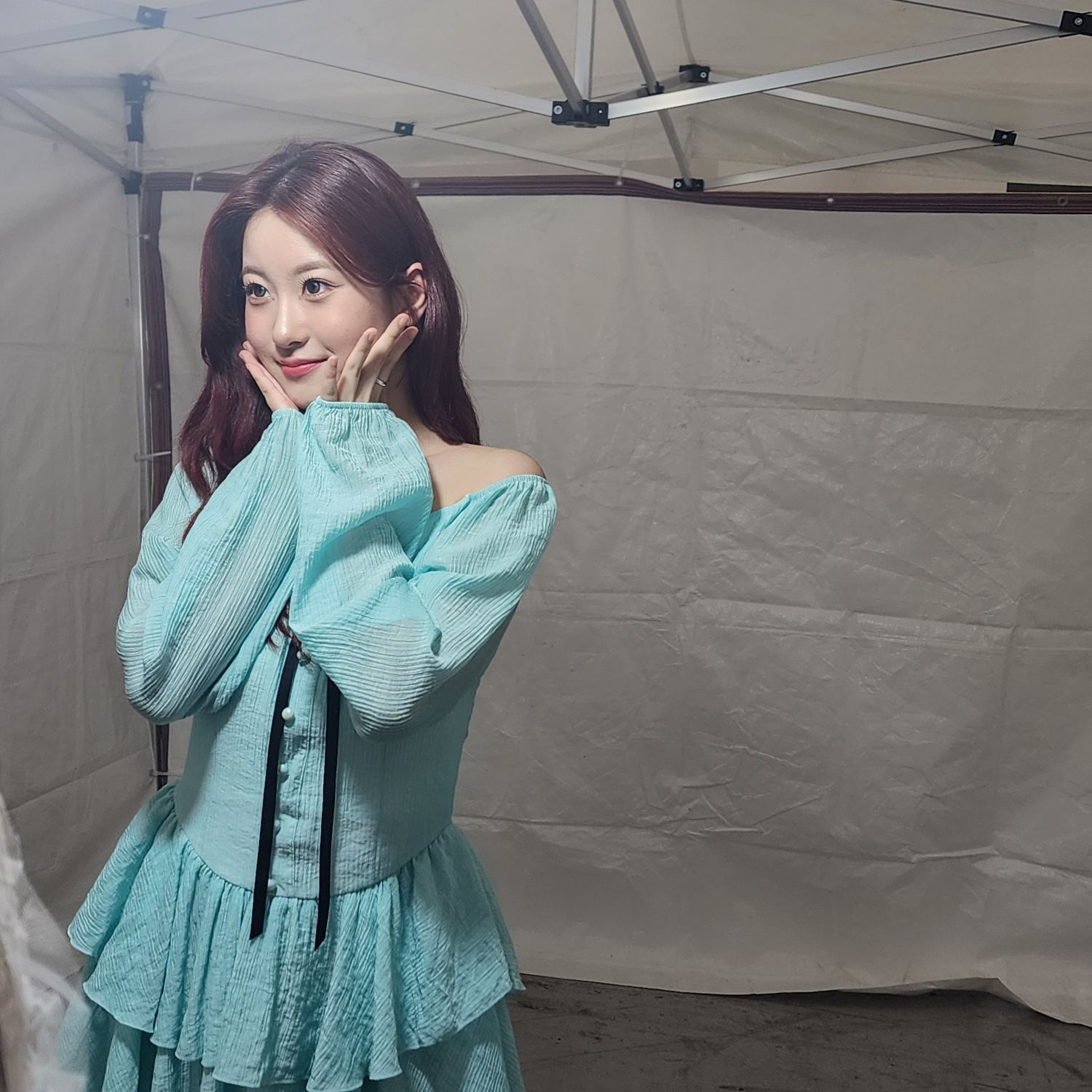 A moment captured by a fan of Oh Yujin
