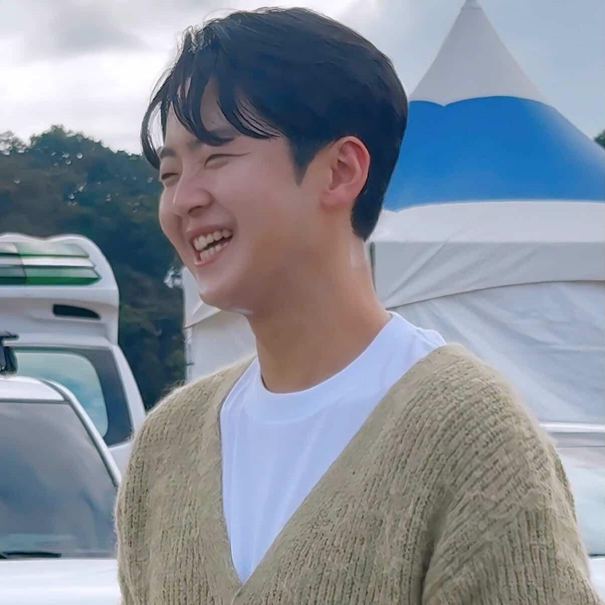 Behind-the-scenes cut of Park Minsu