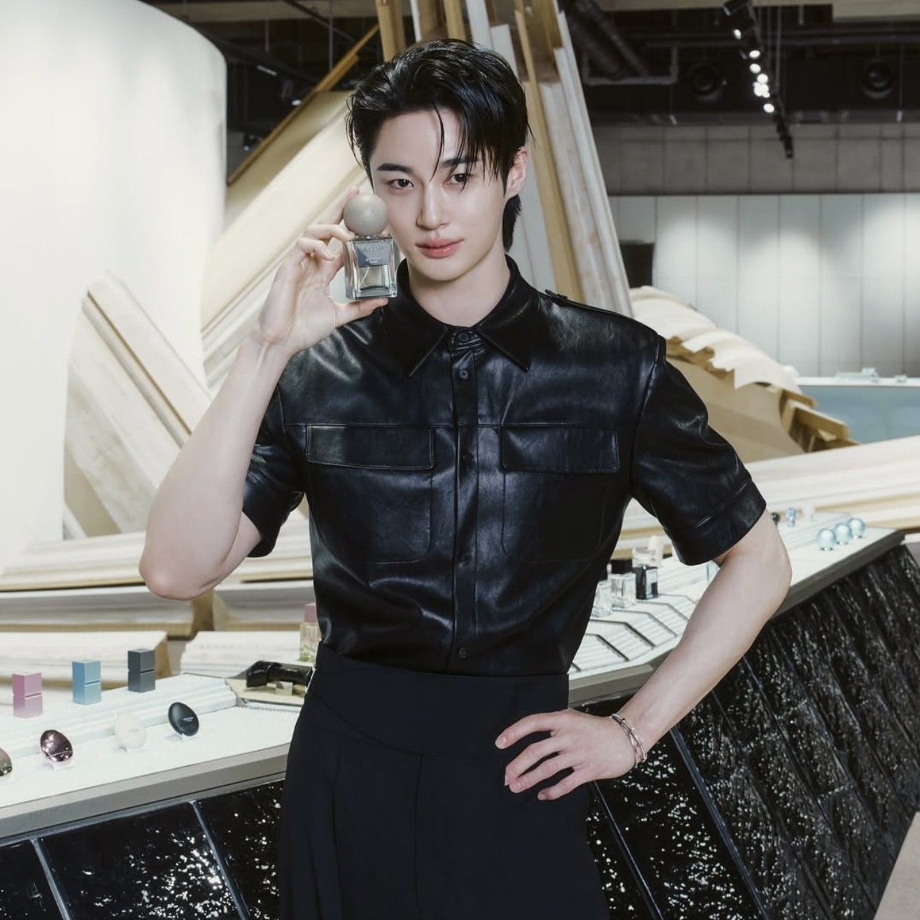 Recent activity shot of Byeon Wooseok