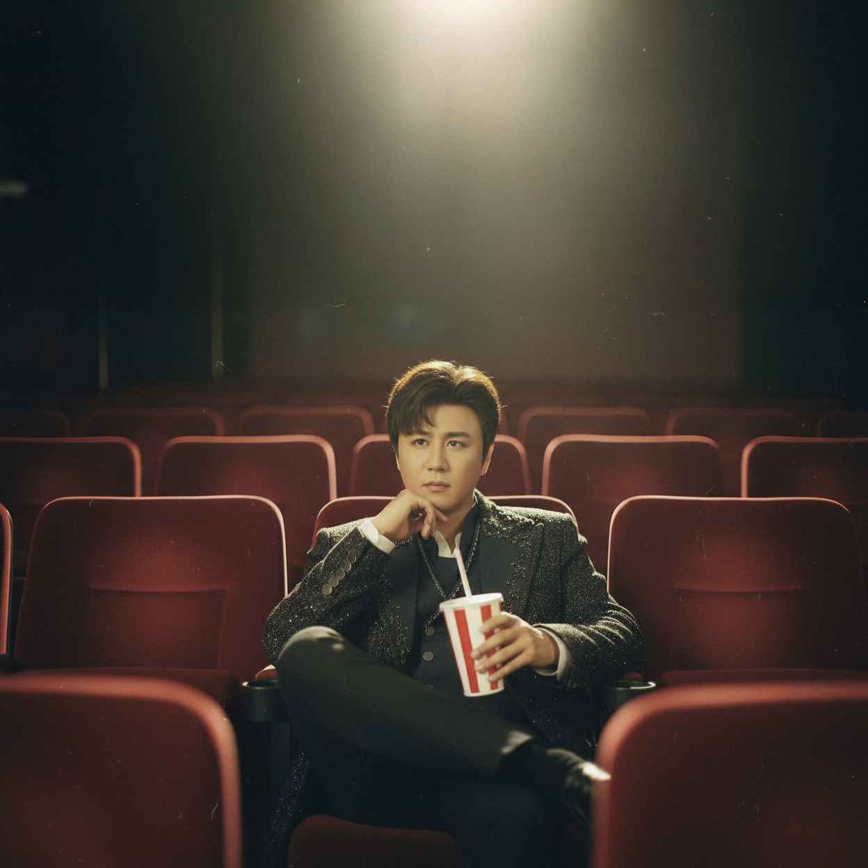 粉丝拍下的晋海成瞬间