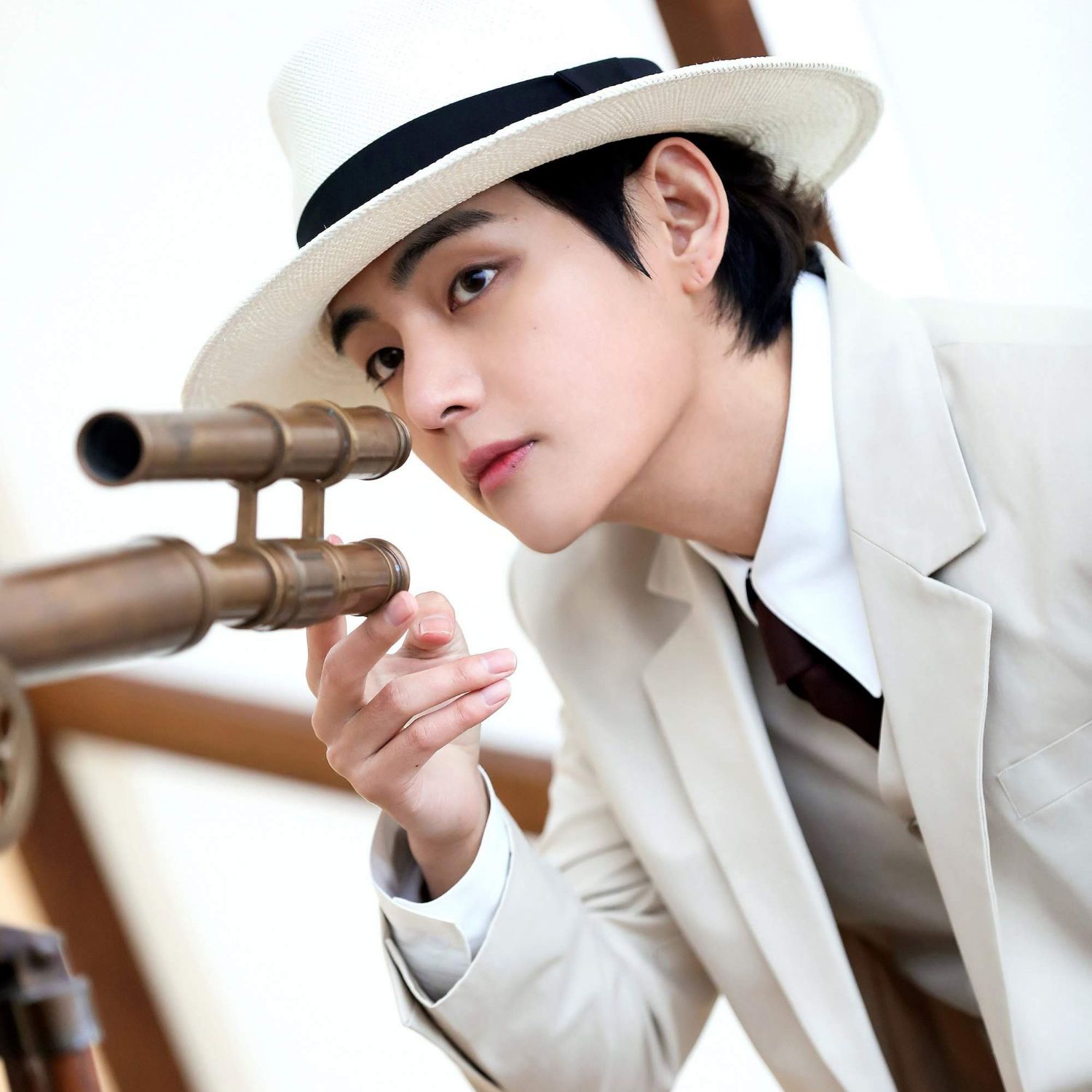 Recent activity shot of Kim Taehyung (V)