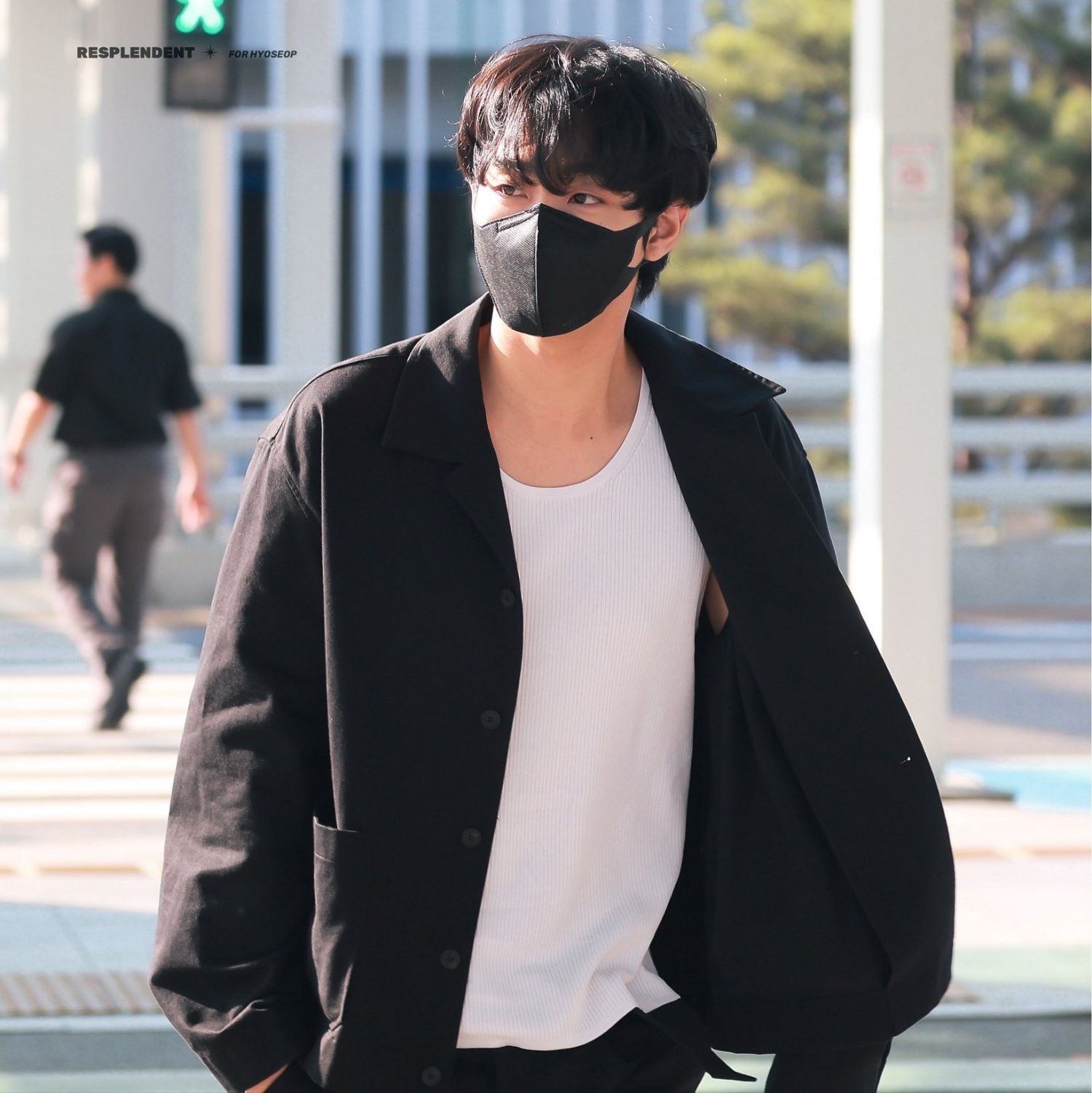 Behind-the-scenes cut of Ahn Hyoseop