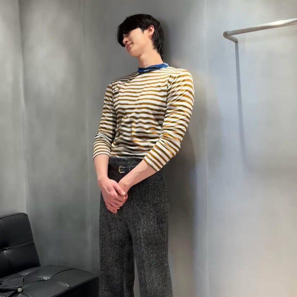 A moment captured by a fan of Byeon Wooseok