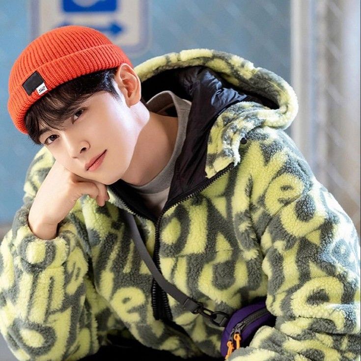 Behind-the-scenes cut of Cha Eunwoo