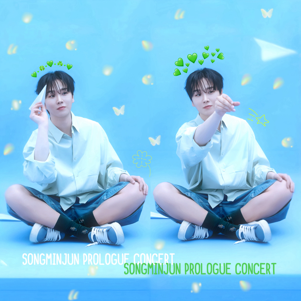 A moment captured by a fan of Song Minjun