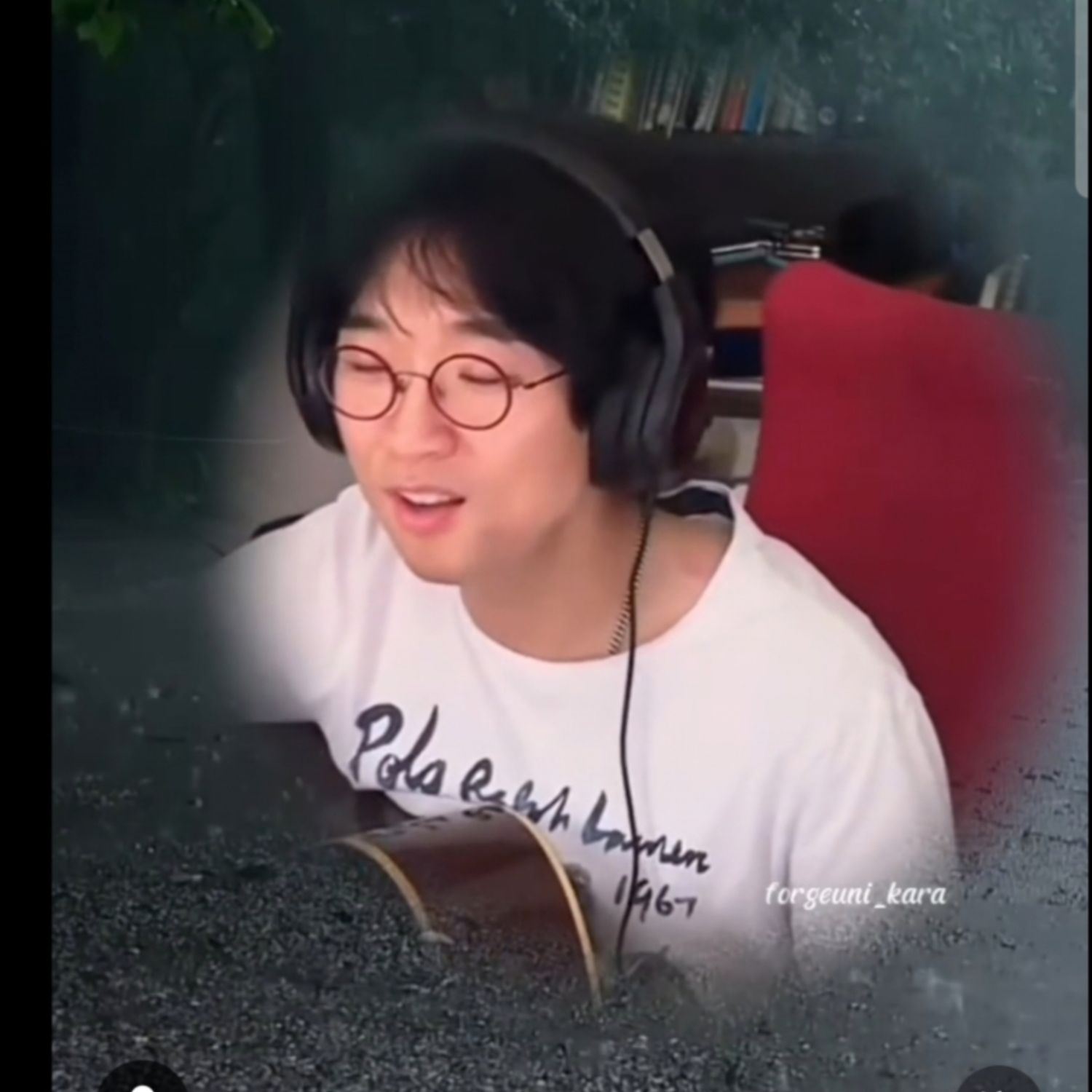 Behind-the-scenes cut of Bak Changgeun
