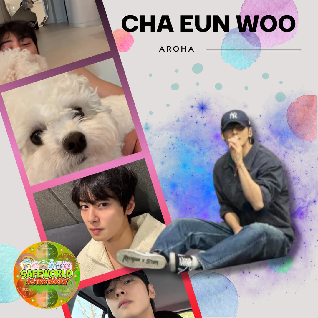 Recent activity shot of Cha Eunwoo