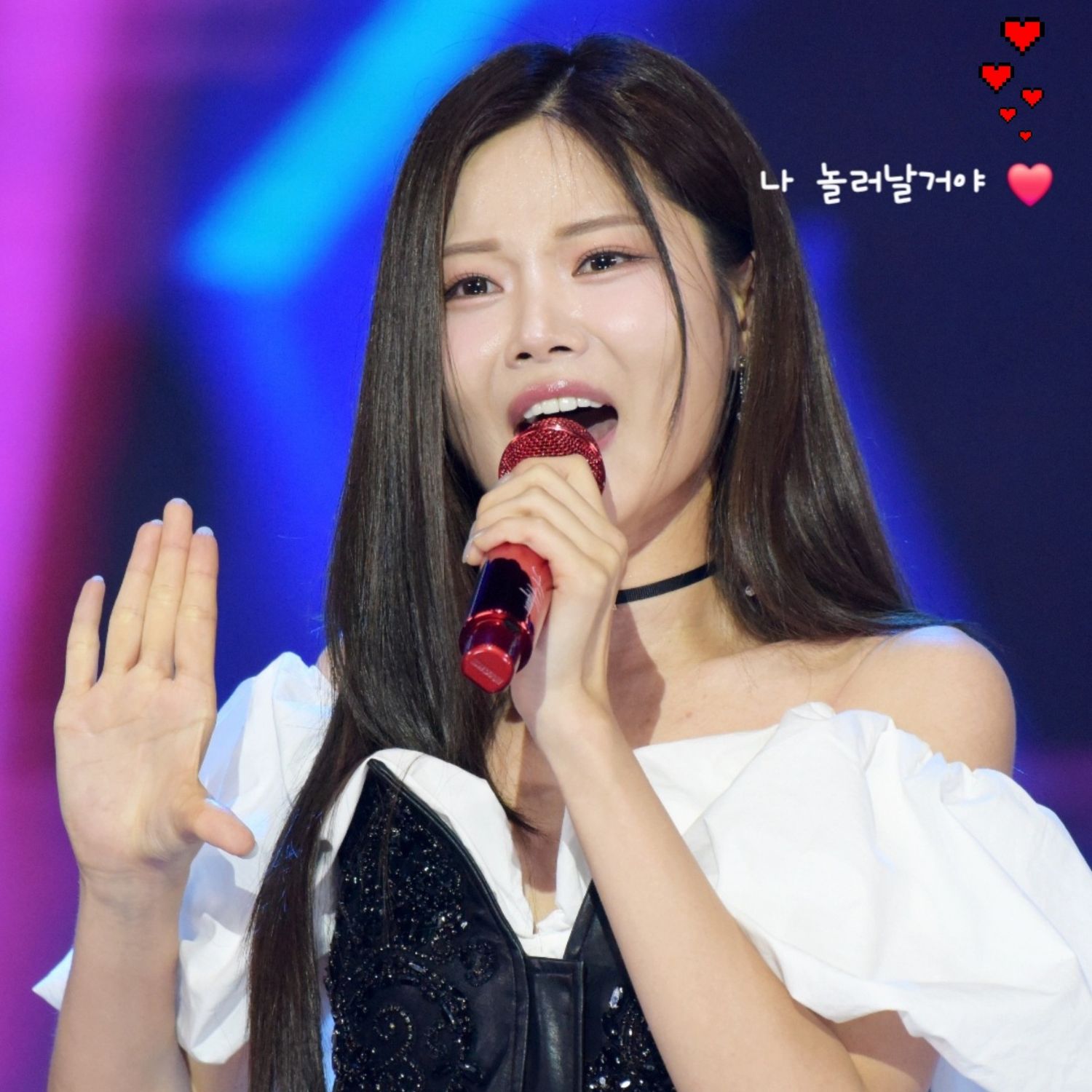 A moment captured by a fan of Bae Ahyeon