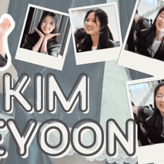 A moment captured by a fan of Kim Hyeyoon