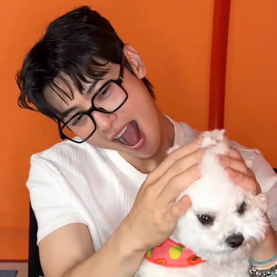 A moment captured by a fan of Cha Eunwoo