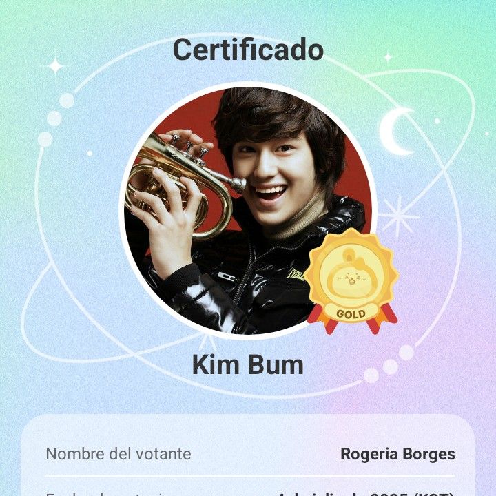 A moment captured by a fan of Kim Bum