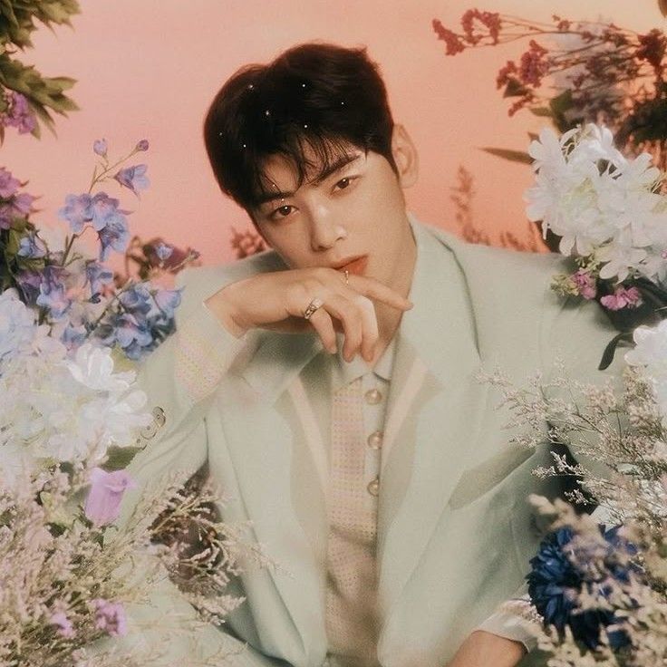 Behind-the-scenes cut of Cha Eunwoo