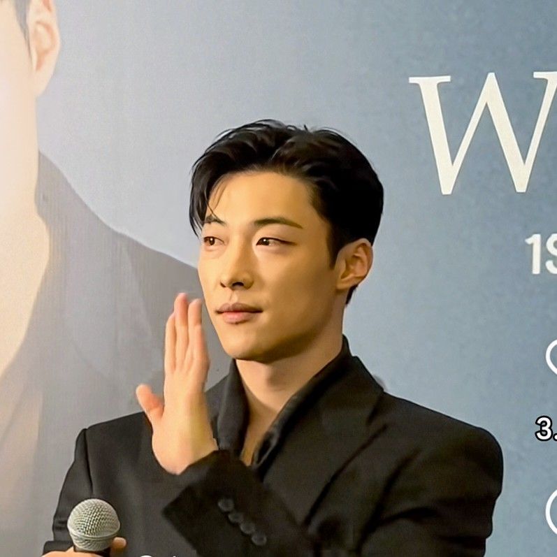 Behind-the-scenes cut of Woo Dohwan