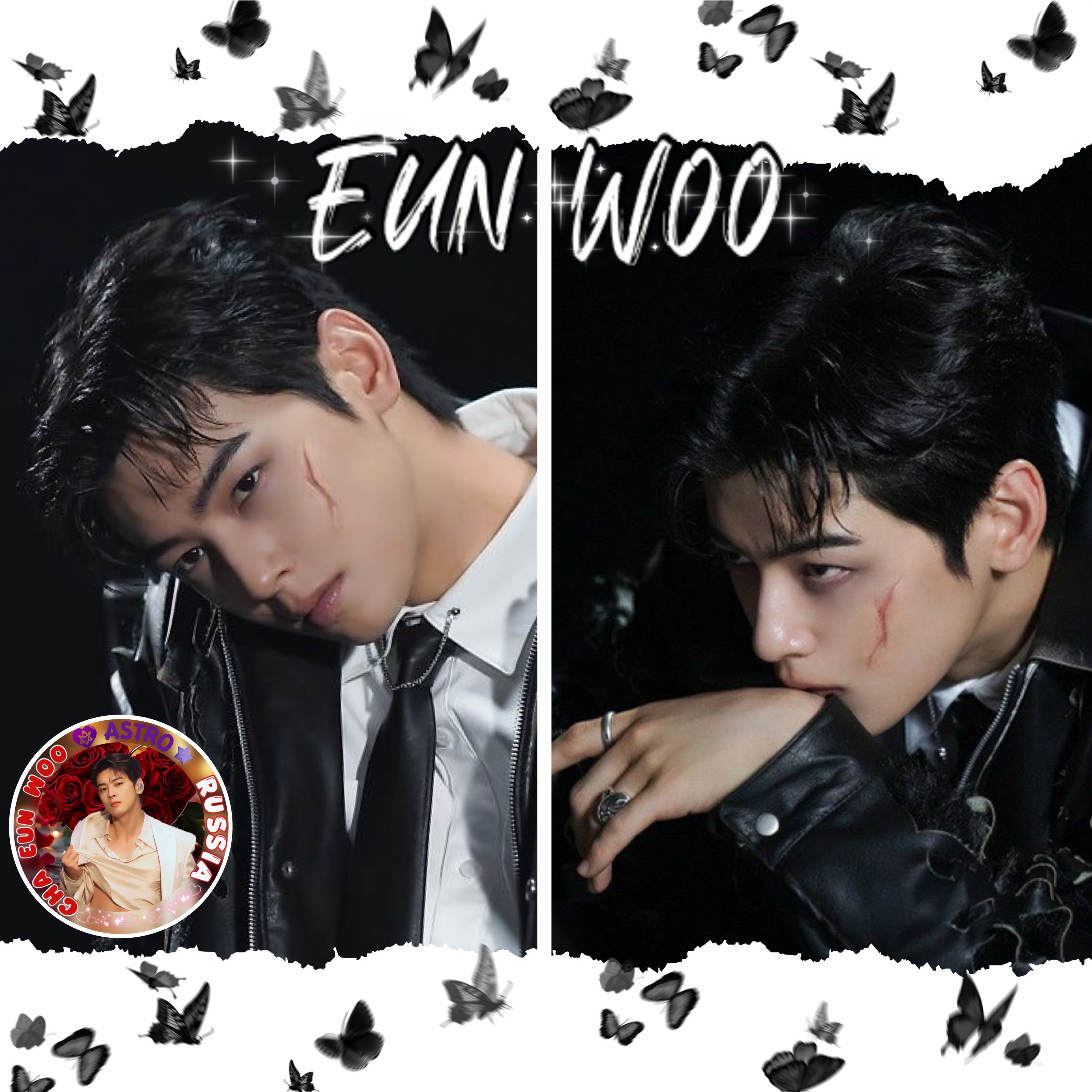 Behind-the-scenes cut of Cha Eunwoo