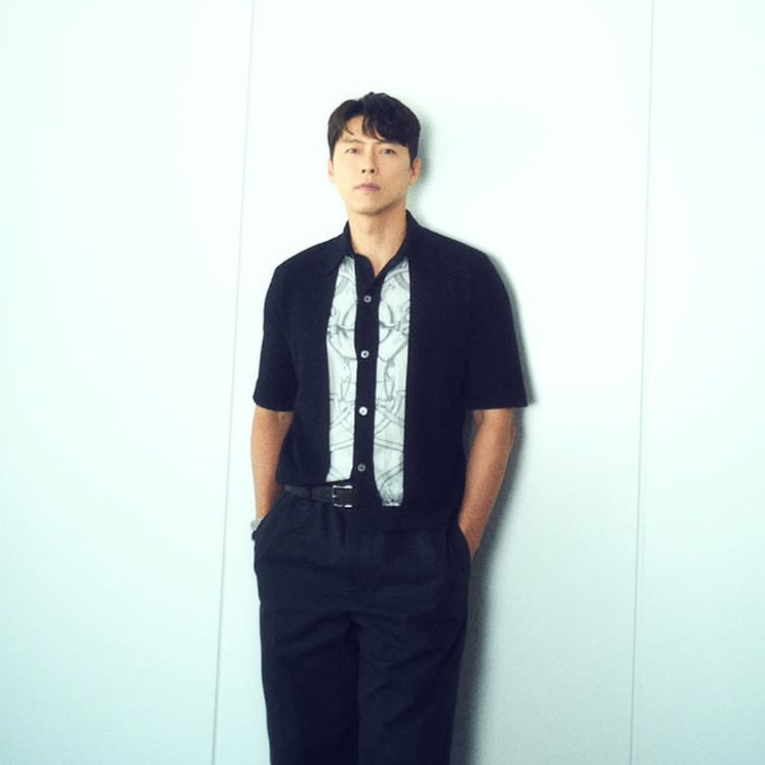 A moment captured by a fan of Hyun Bin