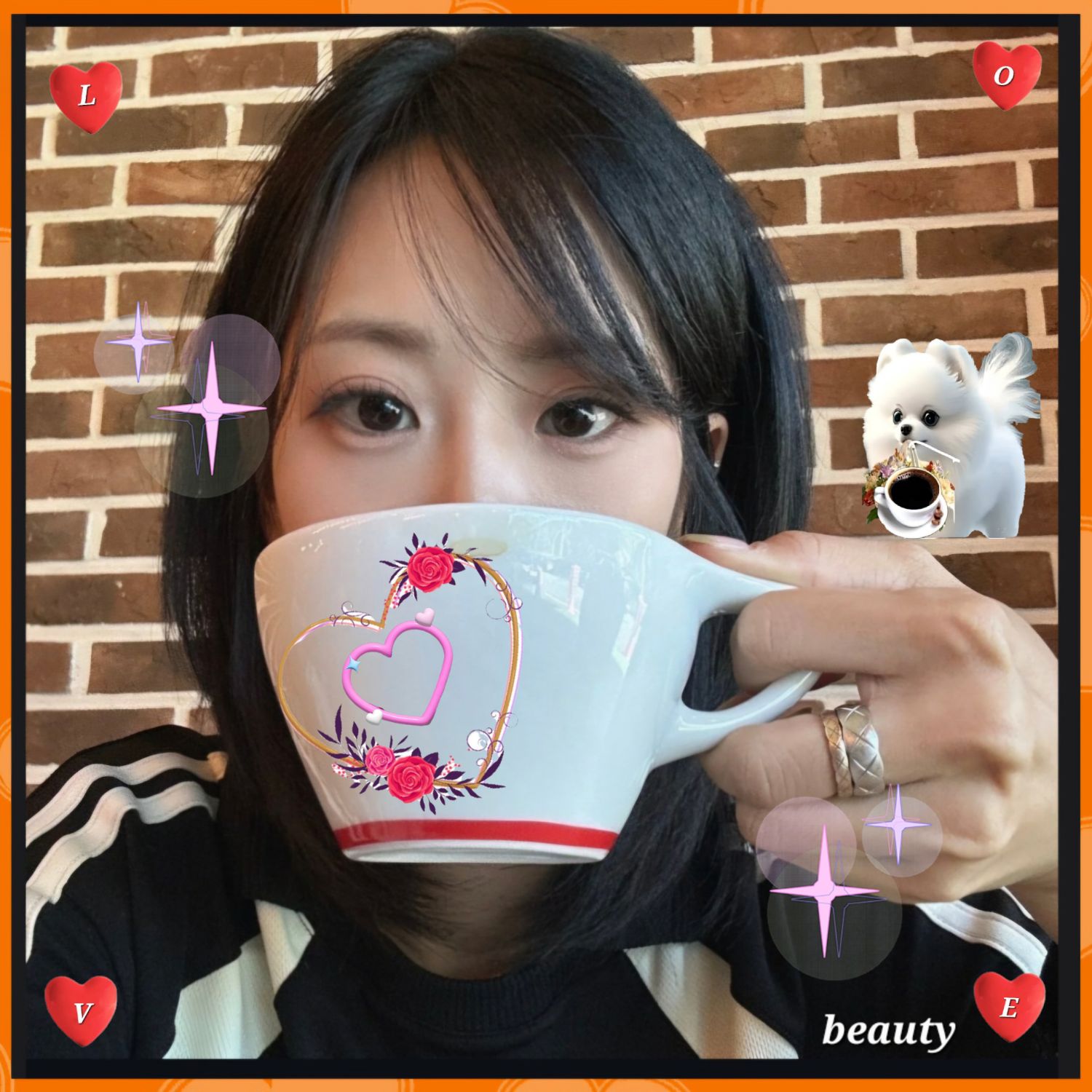 A moment captured by a fan of Kang Hyeyeon